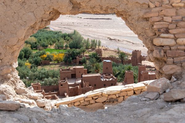 A panoramic view from Kasbah Ait Benhaddou