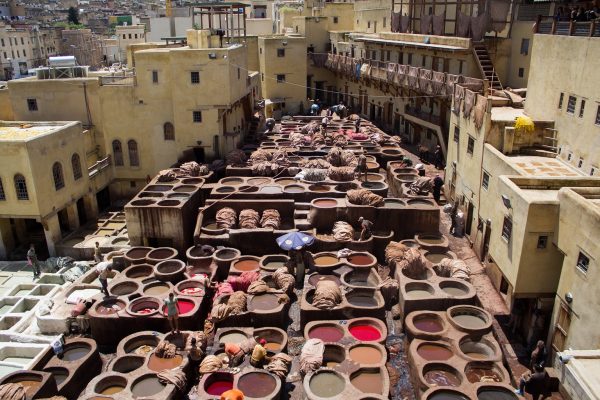 Morocco-Fes-Tanners