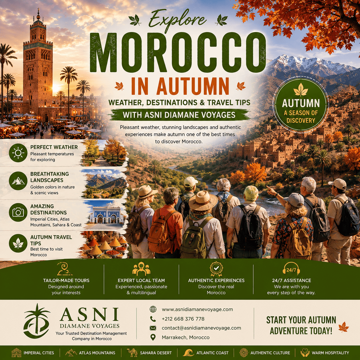 Explore Morocco in Autumn: Weather, Destinations & Travel Tips